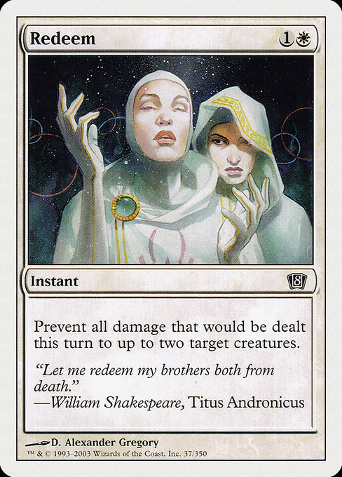 Eighth Edition - 37 - Redeem - Common - W - Non-foil