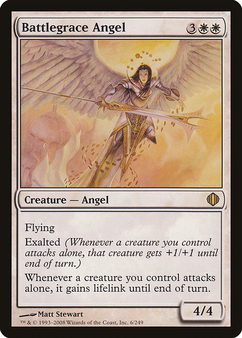 Shards of Alara - 6 - Battlegrace Angel - Rare - W - Non-foil