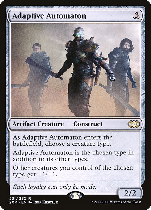 Double Masters - 231 - Adaptive Automaton - Rare - C - Non-foil