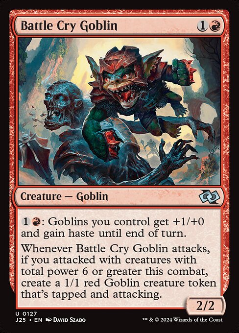 Foundations Jumpstart - 127 - Battle Cry Goblin - Uncommon - R - Non-foil
