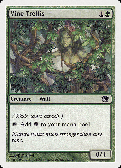 Eighth Edition - 287 - Vine Trellis - Common - G - Non-foil