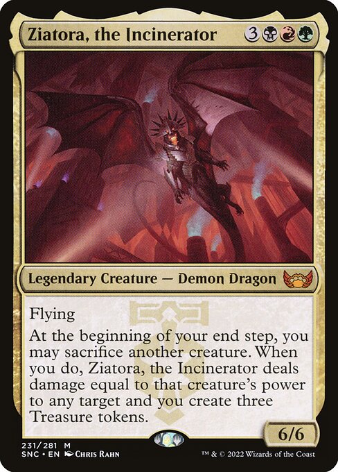 Streets of New Capenna - 231 - Ziatora, the Incinerator - Mythic - Multi - Non-foil
