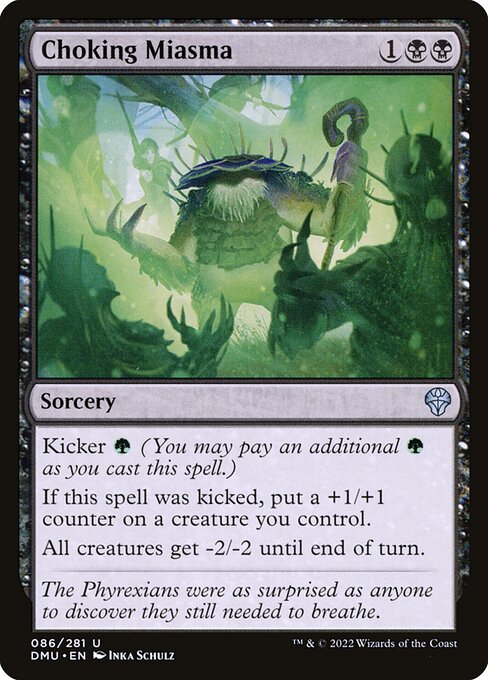 Dominaria United - 86 - Choking Miasma - Uncommon - B - Non-foil