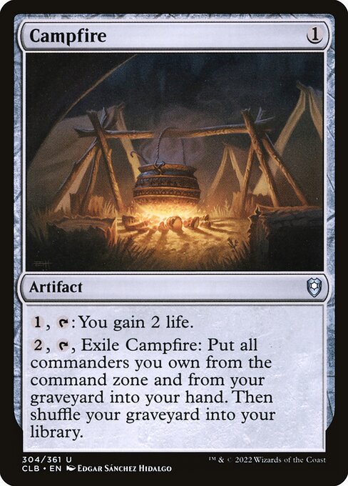 Commander Legends: Battle for Baldur's Gate - 304 - Campfire - Uncommon - C - Non-foil