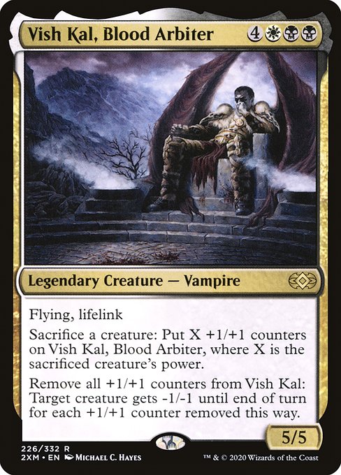 Double Masters - 226 - Vish Kal, Blood Arbiter - Rare - WB - Non-foil