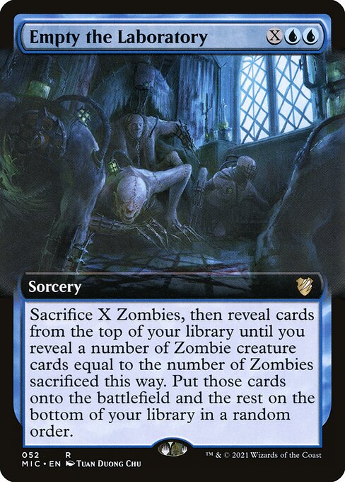Midnight Hunt Commander - 52 - Empty the Laboratory - Rare - U - Non-foil