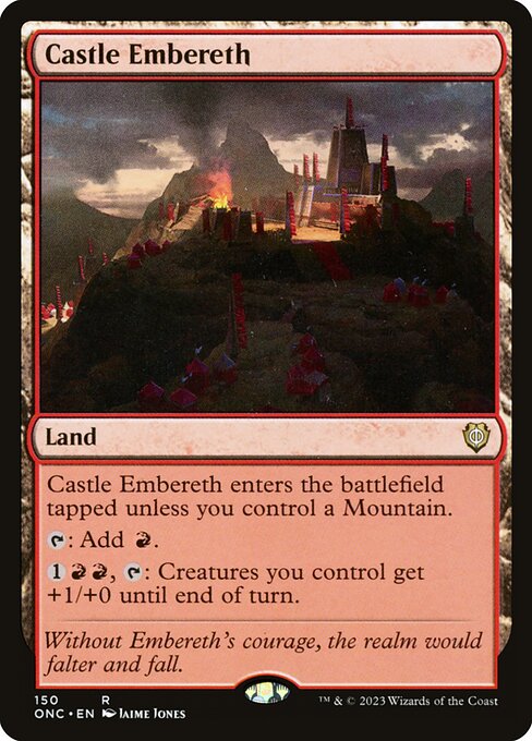 Phyrexia: All Will Be One Commander - 150 - Castle Embereth - Rare - C - Non-foil