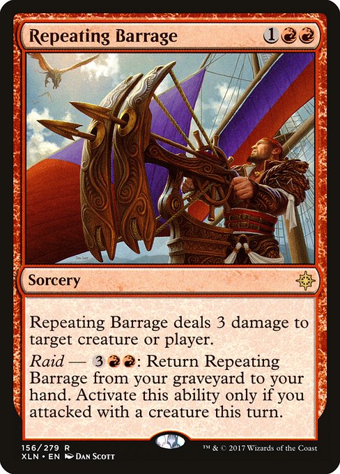 Ixalan - 156 - Repeating Barrage - Rare - R - Foil