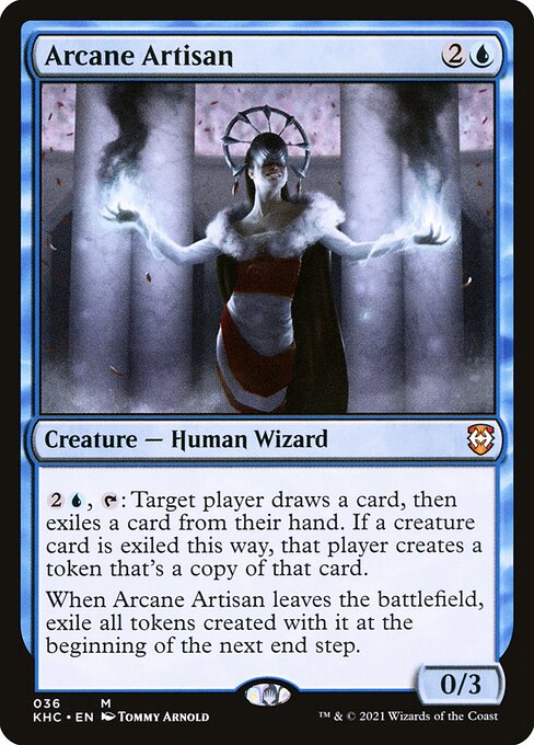 Kaldheim Commander - 36 - Arcane Artisan - Mythic - U - Non-foil