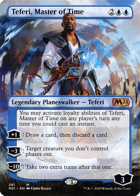Core Set 2021 - 281 - Teferi, Master of Time - Mythic - U - Non-foil