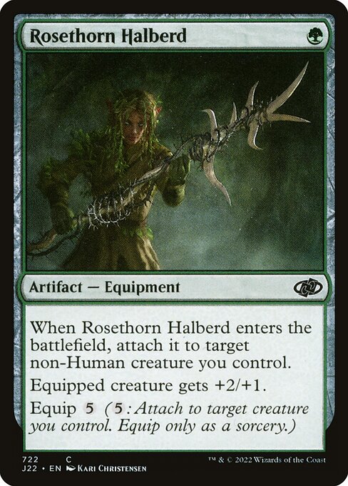 Jumpstart 2022 - 722 - Rosethorn Halberd - Common - G - Non-foil