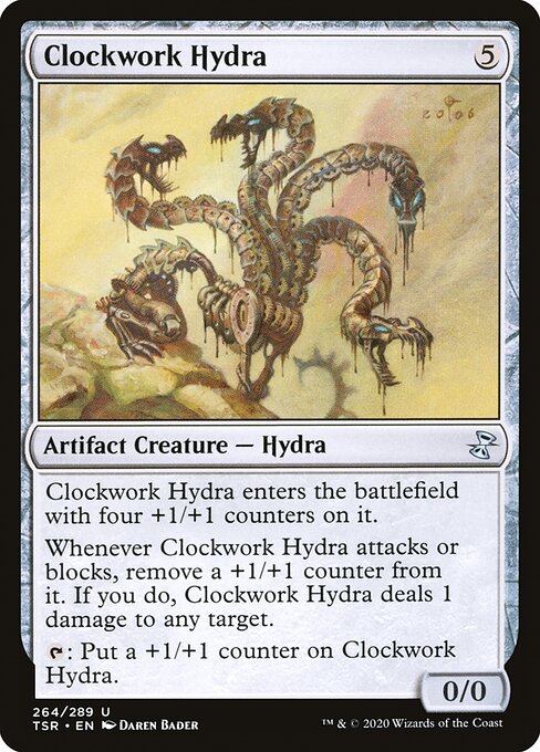 Time Spiral Remastered - 264 - Clockwork Hydra - Uncommon - C - Non-foil