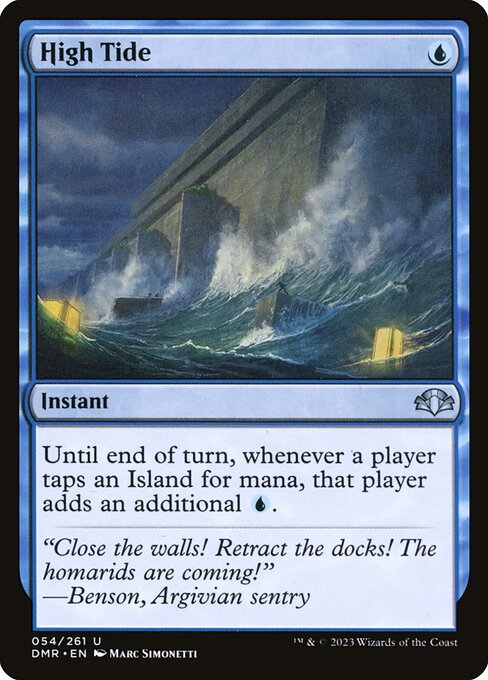 Dominaria Remastered - 54 - High Tide - Uncommon - U - Non-foil