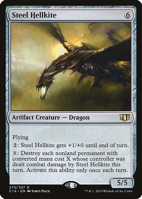 Commander 2014 - 273 - Steel Hellkite - Rare - C - Non-foil