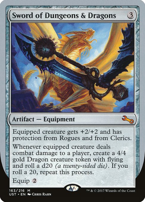 Unstable - 163 - Sword of Dungeons & Dragons - Mythic - C - Non-foil