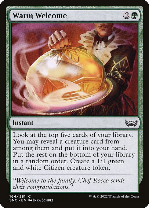 Streets of New Capenna - 164 - Warm Welcome - Common - G - Non-foil