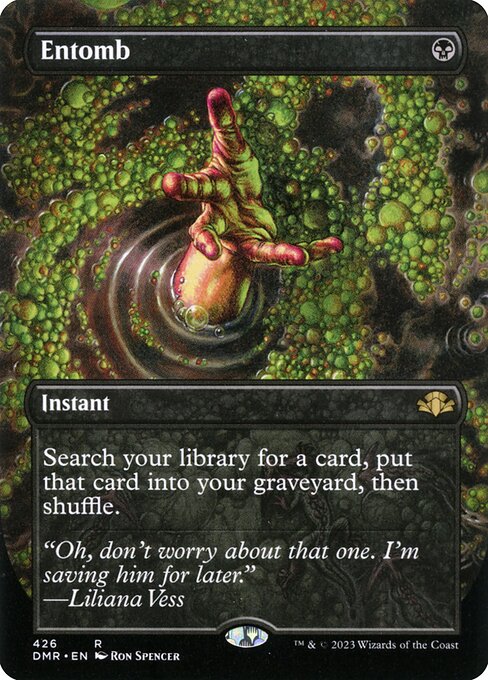 Dominaria Remastered - 426 - Entomb - Rare - B - Non-foil