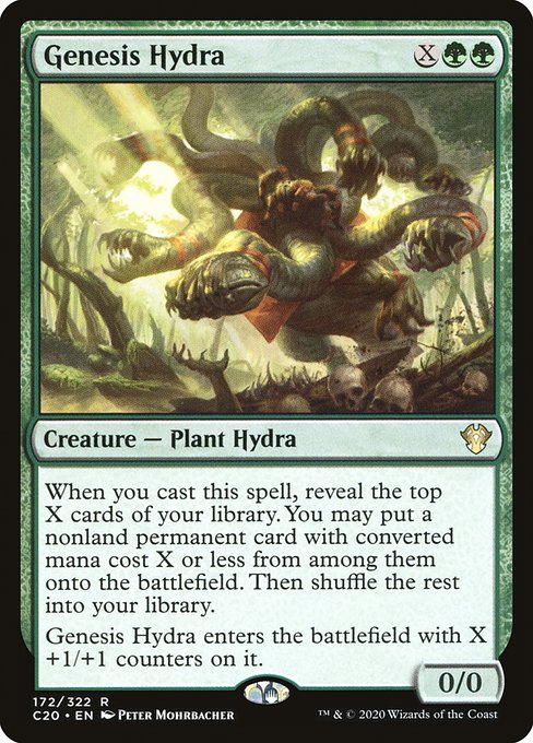 Commander 2020 - 172 - Genesis Hydra - Rare - G - Non-foil