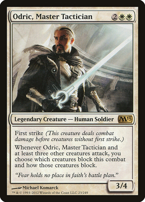 Magic 2013 - 23 - Odric, Master Tactician - Rare - W - Non-foil