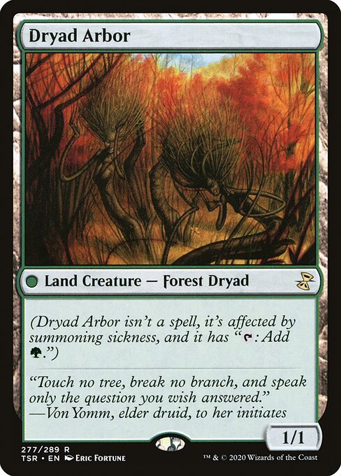 Time Spiral Remastered - 277 - Dryad Arbor - Rare - G - Non-foil