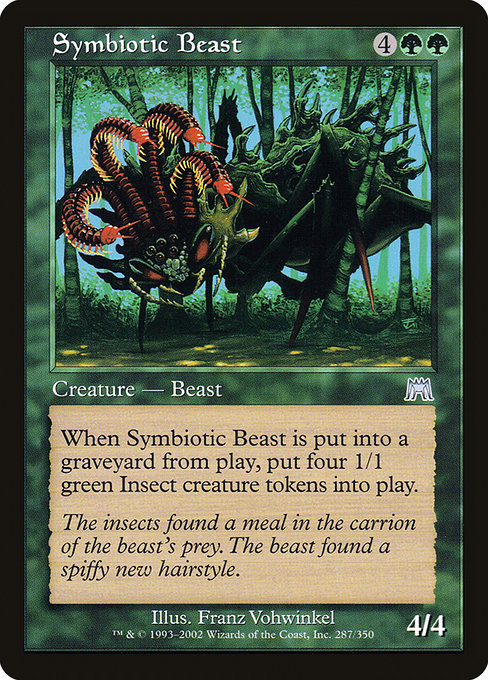 Onslaught - 287 - Symbiotic Beast - Uncommon - G - Non-foil