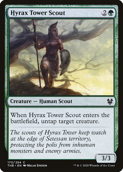 Theros Beyond Death - 173 - Hyrax Tower Scout - Common - G - Non-foil
