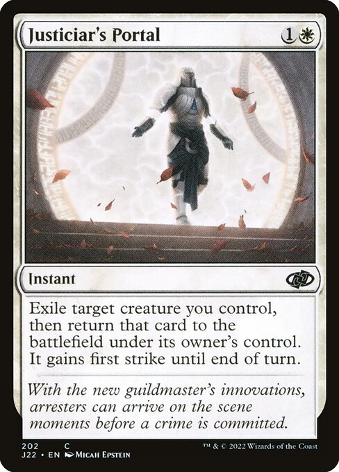 Jumpstart 2022 - 202 - Justiciar's Portal - Common - W - Non-foil
