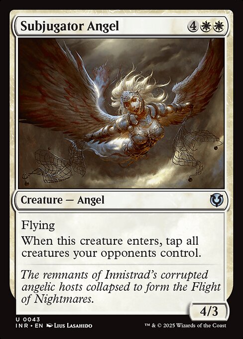 Innistrad Remastered - 43 - Subjugator Angel - Uncommon - W - Non-foil