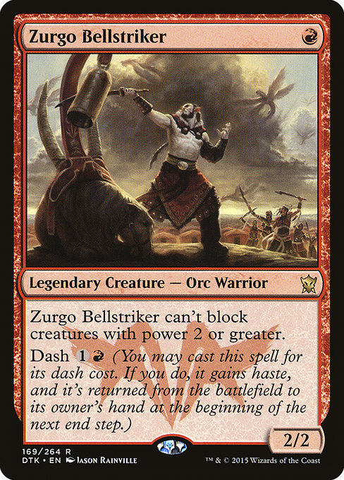 Dragons of Tarkir - 169 - Zurgo Bellstriker - Rare - R - Non-foil
