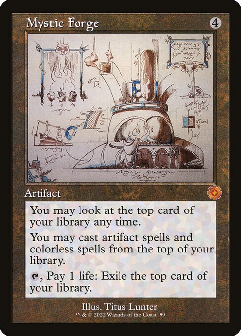 The Brothers' War Retro Artifacts - 99 - Mystic Forge - Mythic - C - Non-foil
