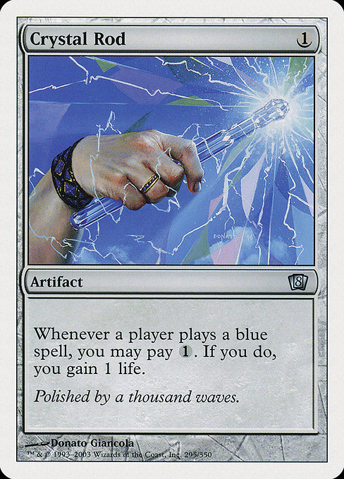 Eighth Edition - 295 - Crystal Rod - Uncommon - C - Non-foil