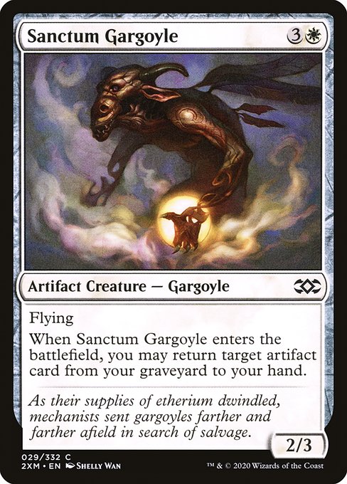Double Masters - 29 - Sanctum Gargoyle - Common - W - Non-foil