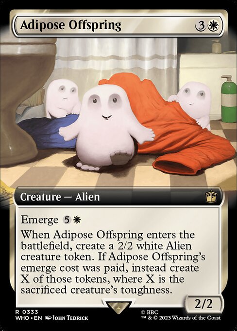 Doctor Who - 333 - Adipose Offspring - Rare - W - Non-foil