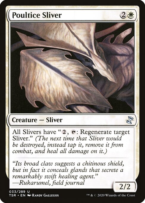 Time Spiral Remastered - 33 - Poultice Sliver - Uncommon - W - Non-foil