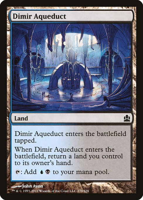 Commander 2011 - 270 - Dimir Aqueduct - Common - C - Non-foil