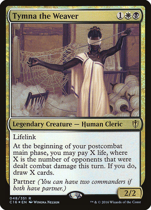 Commander 2016 - 48 - Tymna the Weaver - Rare - WB - Foil