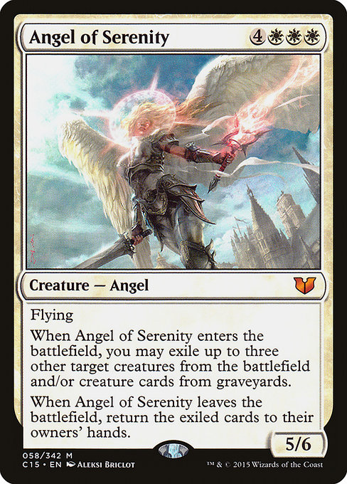 Commander 2015 - 58 - Angel of Serenity - Mythic - W - Non-foil