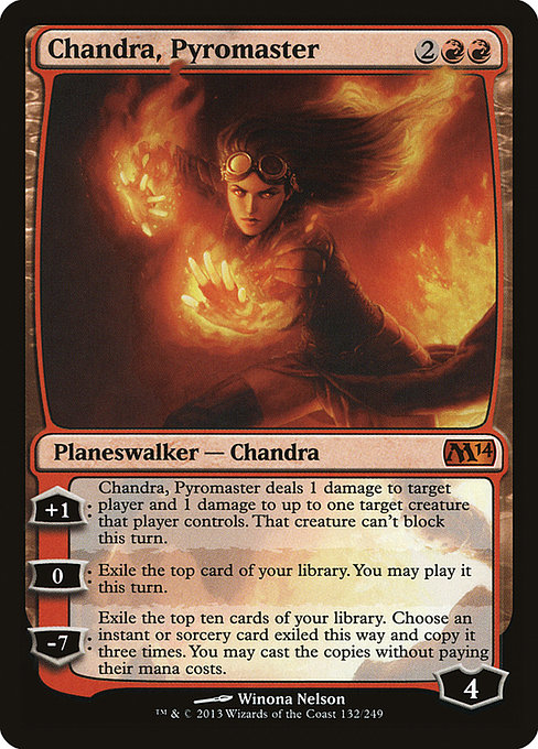 Magic 2014 - 132 - Chandra, Pyromaster - Mythic - R - Non-foil