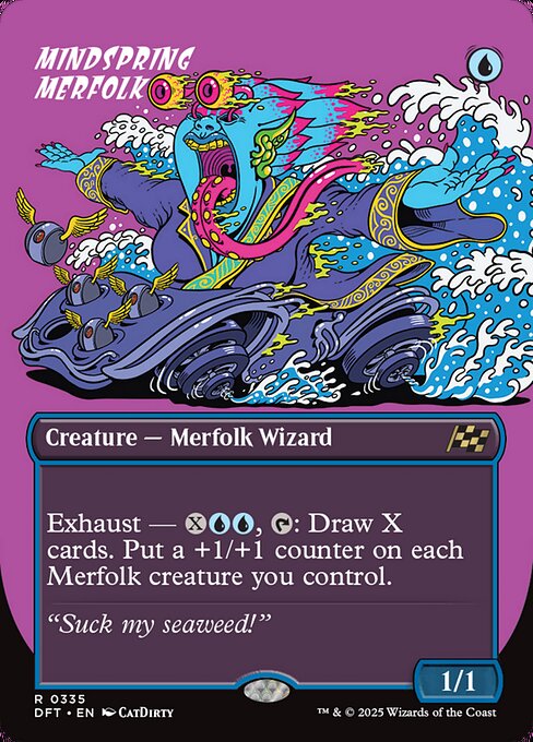 Aetherdrift - 335 - Mindspring Merfolk - Rare - U - Non-foil