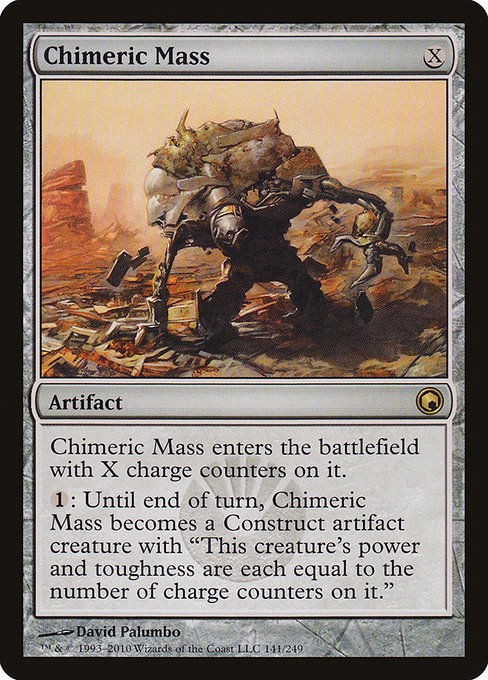Scars of Mirrodin - 141 - Chimeric Mass - Rare - C - Non-foil