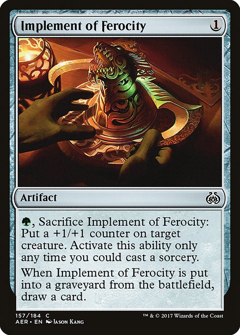 Aether Revolt - 157 - Implement of Ferocity - Common - C - Non-foil
