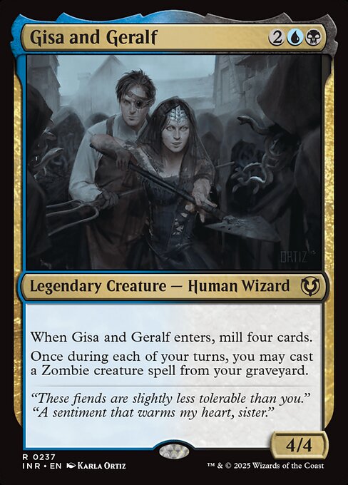 Innistrad Remastered - 237 - Gisa and Geralf - Rare - UB - Non-foil