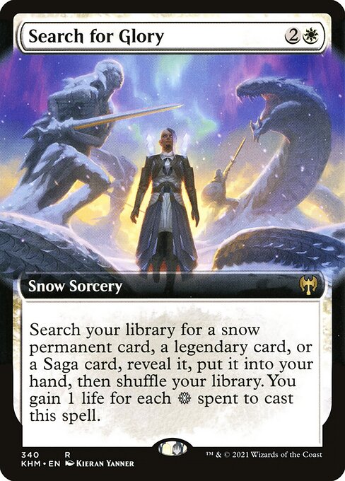Kaldheim - 340 - Search for Glory - Rare - W - Non-foil