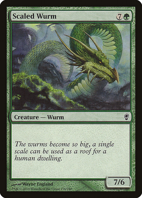 Conspiracy - 178 - Scaled Wurm - Common - G - Non-foil