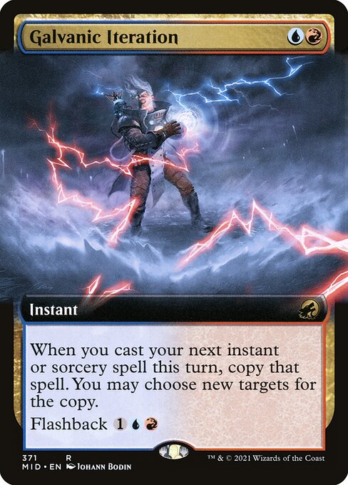 Innistrad: Midnight Hunt - 371 - Galvanic Iteration - Rare - UR - Foil