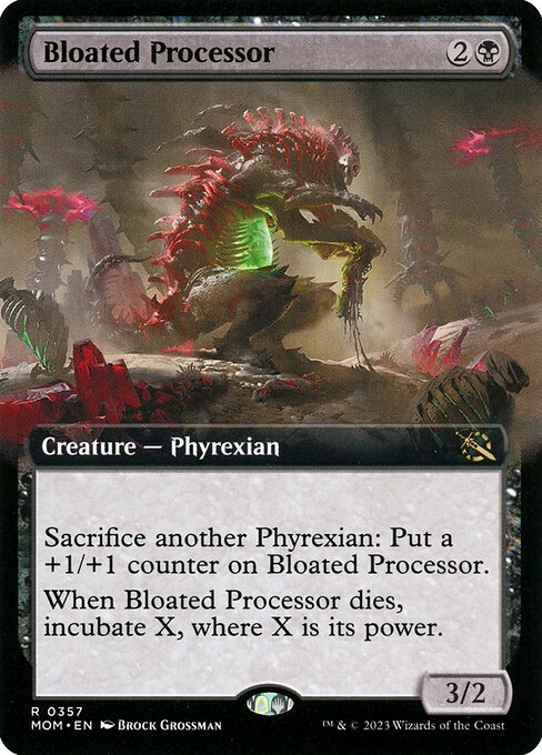 March of the Machine - 357 - Bloated Processor - Rare - B - Foil