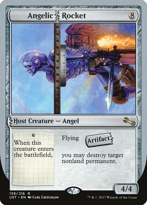 Unstable - 139 - Angelic Rocket - Rare - C - Non-foil