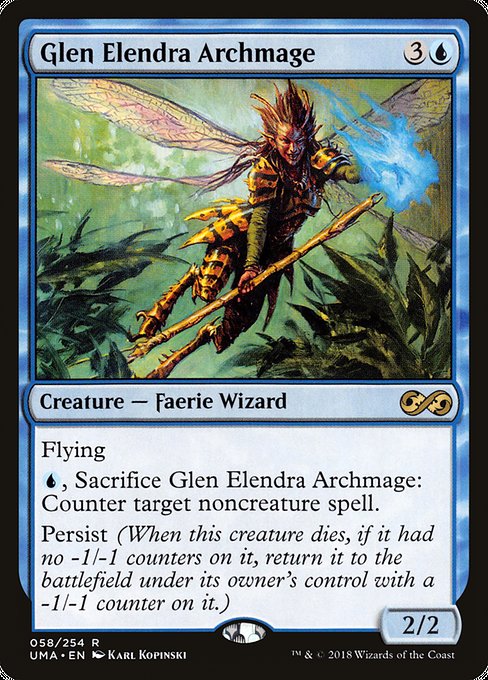 Ultimate Masters - 58 - Glen Elendra Archmage - Rare - U - Non-foil