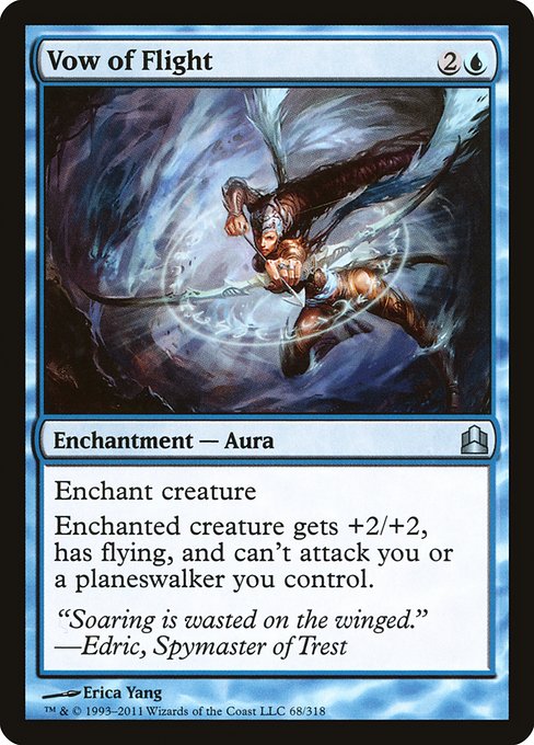 Commander 2011 - 68 - Vow of Flight - Uncommon - U - Non-foil