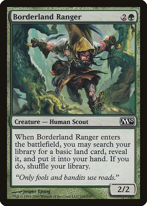 Magic 2010 - 169 - Borderland Ranger - Common - G - Non-foil